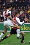 21 Februari 1999
Feyenoord-PSV 3-1
Jurgen Dirkx in duel met Jon Dahl Tomasson
