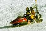 Scooter in sneeuw 1998