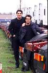 Brussel, 2 maart 1999
Volumia met links Xander de Buisonje en rechts Axel Lindelauf