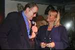 Bussum 3 februari 2000
Afscheidsfeest Roos van discotheek STARS
Andreas v d Schaaf ( als Prins Bernhard) in gesprek  met Roos