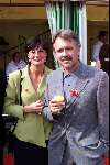 Amsterdam 04-07-1999
Amsterdam-diner t.b.v het aids-fonds.
Dirk kuin met vrouw