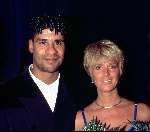 Frank Rijkaard met zijn vrouw Monique Rijkaard