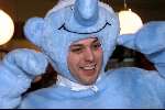 Breda, 17 februari 2000
Frans Bauer als smurf op de fiets