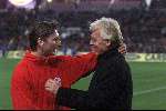 Eindhoven, 3 februari 2000
PSV-Feyenoord, eindstand 0-1
Leo Beenhakker met Luc Nilis