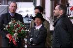 Lech 5 februari 2000
Koningin Beatrix op skivakantie.
Burgemeester Ludwig Muxel en de eigenares van Hotel POST