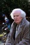 Oud Valkeveen 11 februari 2000
Toni Boltini bij zijn toekomstig graf.