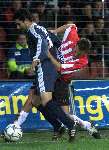 Eindhoven, 10 februari 2001
Kompetitie seizoen 2000/2001
PSV-AZ , eindstand 3-0 door 2 doelpunten Kezman en een penalty van Arnold Bruggink
Andre Ooijer contra EL HADRIOUI