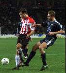 Eindhoven, 10 februari 2001
Kompetitie seizoen 2000/2001
PSV-AZ , eindstand 3-0 door 2 doelpunten Kezman en een penalty van Arnold Bruggink