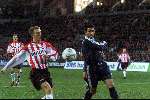 Eindhoven, 10 februari 2001
Kompetitie seizoen 2000/2001
PSV-AZ , eindstand 3-0 door 2 doelpunten Kezman en een penalty van Arnold Bruggink
Dennis Rommedahl contra EL HADRIOUI