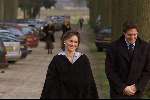 de Geest 10 februari 2001
Trouwen Hugo en Marleen Loudon op kasteel Middachten.
Elisabeth Fabius met haar man