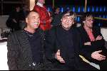 Amsterdam, 27 februari 2001
Uitreiking Edisons en Gouden Harpen
Johnny Lion  samen met Joop Oonk ( beiden oud lid van De Jumping Jewels)