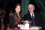 Amsterdam, 27 februari 2001
Uitreiking Edisons en Gouden Harpen
Joop Daalmeijer met Maartje v Weegen