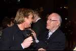 Amsterdam, 27 februari 2001
Uitreiking Edisons en Gouden Harpen
Eddy Christiani met Margot Collee