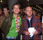 Den Haag, 24 februari 2001
Premiere film COSTA
Serge Henri Valcke met vriend