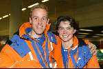 Schiphol 26 februari 2002
Terugkomst sporters van de Olympische winterspelen in Salt Lake city.
Andrea Nuyt