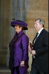 Amsterdam 2 februari 2002
Trouwen Prins Willem Alexander met Maxima
Annemarie Jorritsma met man