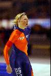 Heerenveen 22 december 2001
Skate  off wedstrijden voor Olympische spelen.
Annemarie Thomas