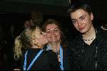 Amsterdam 27 februari 2002
Uitreiking van de edison awards in de heineken music hall.
Robert de Nijs en vriendin en Belinda Meuldijk