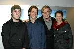 Scheveningen 20 januari 2002
Premiere THom & Thomas
Derek de Lint met vrouw en zonen