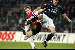 Eindhoven 30 januari 2002
PSV-Feyenoord voor de KNVB Beker
Gakhokidze en Brett Emerton