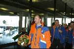 Schiphol 26 februari 2002
Terugkomst sporters van de Olympische winterspelen in Salt Lake city.
Gerard Kemkers