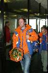 Schiphol 26 februari 2002
Terugkomst sporters van de Olympische winterspelen in Salt Lake city.
Ids Postma