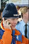 Den Haag 27 februari 2002
Huldiging Olympische sporters bij de koningin.
Jochem Uytdehaage 0met gsm