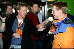 Schiphol 26 februari 2002
Terugkomst sporters van de Olympische winterspelen in Salt Lake city.
Jochem Uytdehaage