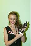 Amsterdam 27 februari 2002
Uitreiking Edison music awards in de heineken Music Hall.
Kylie Minoque