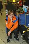 Schiphol 26 februari 2002
Terugkomst sporters van de Olympische winterspelen in Salt Lake city.
Marianne Timmer