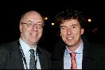 Amsterdam 14 februari 2002
Premiere Circus du Soleil bij Amsterdam Arena
Mark Klein Essink met directeur Staatsloterij Pim Boas