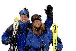 Sankt Moritz 6 februari 2002
Prins Willem Alexander en Prinses Maxima op huwelijksreis.