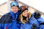Sankt Moritz 6 februari 2002
Prins Willem Alexander en Prinses Maxima op huwelijksreis.