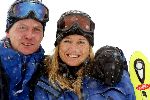 Sankt Moritz 6 februari 2002
Prins Willem Alexander en Prinses Maxima op huwelijksreis.