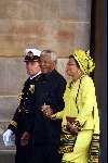 Amsterdam 2 februari 2002
Trouwen Prins Willem Alexander met Maxima
Nelson Mandela met vrouw