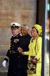 Amsterdam 2 februari 2002
Trouwen Prins Willem Alexander met Maxima
Nelson Mandela met vrouw