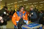 Schiphol 26 februari 2002
Terugkomst sporters van de Olympische winterspelen in Salt Lake city.
Peter Mueller