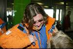 Schiphol 26 februari 2002
Terugkomst sporters van de Olympische winterspelen in Salt Lake city.
Peter Mueller