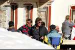 Zurs 17 februari 2002
Prinses Caroline en Ernst van Hanover op wintersport.