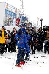 Sankt Moritz 6 februari 2002
Prins Willem Alexander en Prinses Maxima op huwelijksreis.