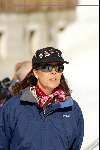 Zurs 17 februari 2002
Prinses Caroline v Monaco met baby en Prins Ernst van Hannover op ski\'s