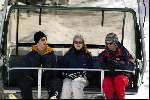 Zurs 17 februari 2002
Prinses Caroline v Monaco met baby en Prins Ernst van Hannover op ski\'s
prinses Charlotte van Monaco