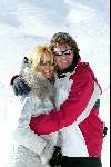 Zurs 17 februari 2002
Rene Froger en Natasja Froger 
Wintersport Sneeuw
