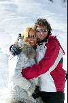 Zurs 17 februari 2002
Rene Froger en Natasja Froger 
Wintersport Sneeuw