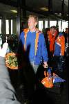 Schiphol 26 februari 2002
Terugkomst sporters van de Olympische winterspelen in Salt Lake city.
Rintje Ritsma