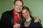 Amsterdam 27 februari 2002
Uitreiking van de edison awards in de heineken music hall.
Rob de Nijs en Belinda meuldijk met edison