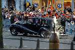 Amsterdam 2 februari 2002
Trouwen Prins Willem Alexander met Maxima
Rolls Royce