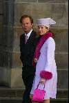 Amsterdam 2 februari 2002
Trouwen Prins Willem Alexander met Maxima
Vanessa Loudon met man