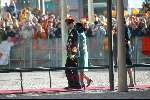 Amsterdam 2 februari 2002
Prins Willem Alexander en Maxima trouwen.
koning Gustav van zweden