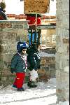 Zurs 15 februari 2003
Ernst v Hannover en Prinses Caroline v Monaco
hun dochtertje Alexandra